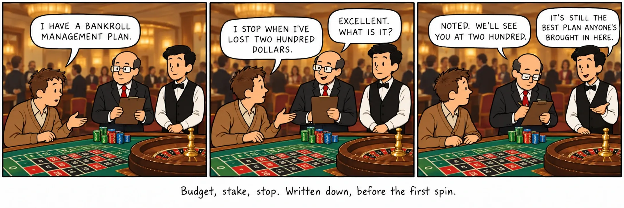 Orçamento, aposta, parada. No papel, antes do primeiro giro.